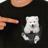 Cute Dog Inside Pocket T Shirt